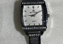 Elegant Silver Crystal Women’s Watch